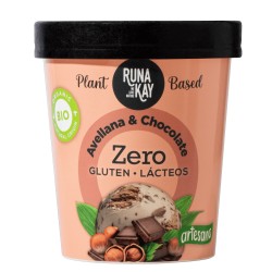 Helado ecológico de avellana con chocolate 460 ml runakay