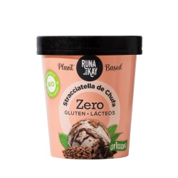 Helado ecológico de stracciatella con horchata de chufa 130 ml runakay
