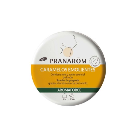 Caramelos emolientes miel y limon 45 g pranarom