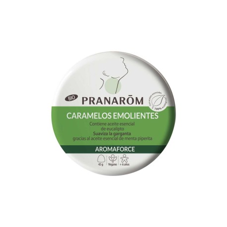Caramelos emolientes eucalipto lata 45 g pranarom
