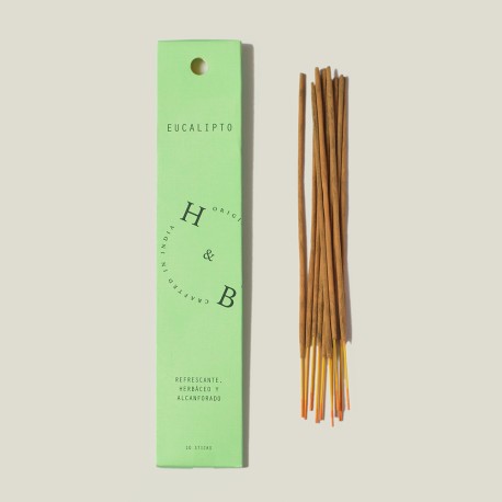Incienso eucalipto 10 sticks h&b