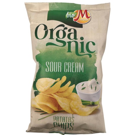Patatas fritas sabor sour cream bio 150 g monti