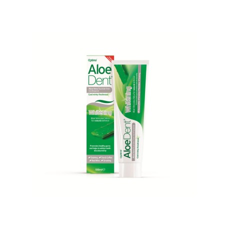 Dentifrico blanqueador con aloe vera 100ml optima aloe dent