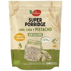 Super porridge sin gluten con pistacho bio 350 g el granero integral