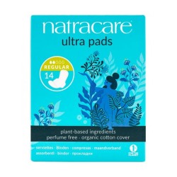 Compresas ultra con alas regular 14 unid natracare