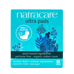 Compresas ultra con alas super 12 unid natracare