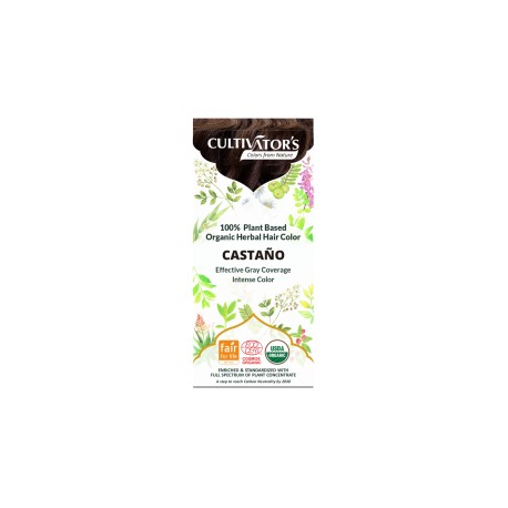 Tinte organico castaño 100 g cultivators