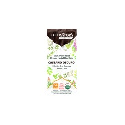 Tinte organico castaño oscuro 100 g cultivators