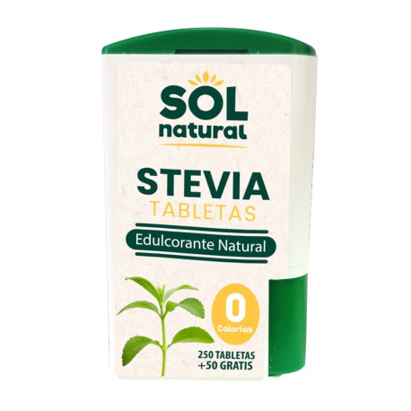 Stevia en tabletas 300 tabletas sol natural